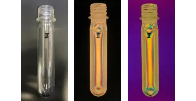 Strain Inspection in Glass with Polariscope Strain Viewers