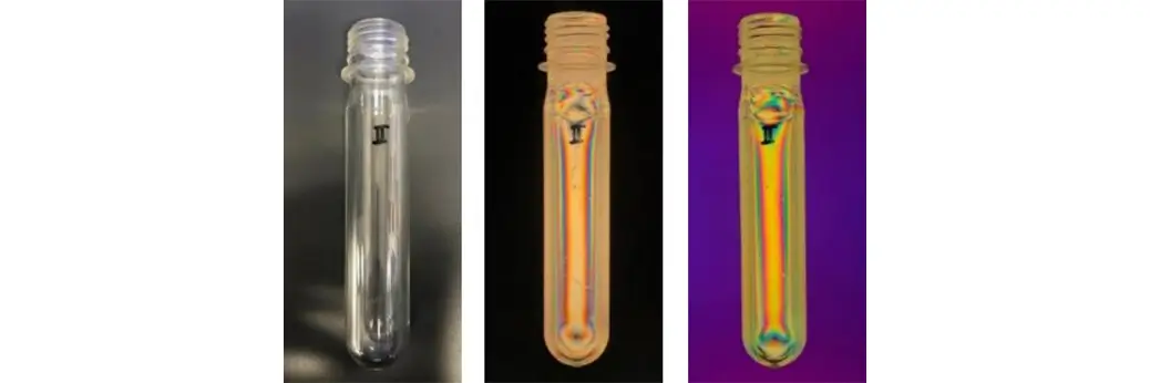 Strain Inspection in Glass with Polariscope Strain Viewers