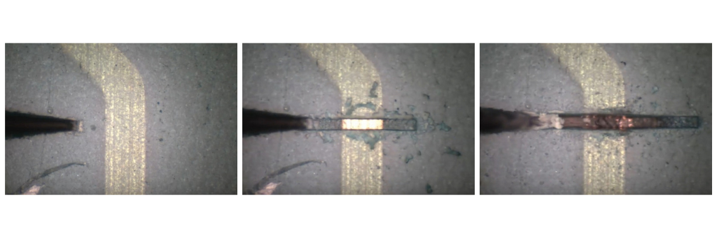 Precision Micro-Wiring Modification and Repair Using Milling Pro and Tungsten Probes